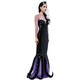 image 4 of The Little Mermaid Womens/Ladies Evil Sea Witch Costume Dress - Black - 16 UK - 18 UK One Size