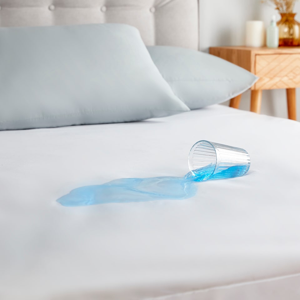 image 1 of Silentnight Waterproof Mattress Protectors, Pack of 2 | White | 2