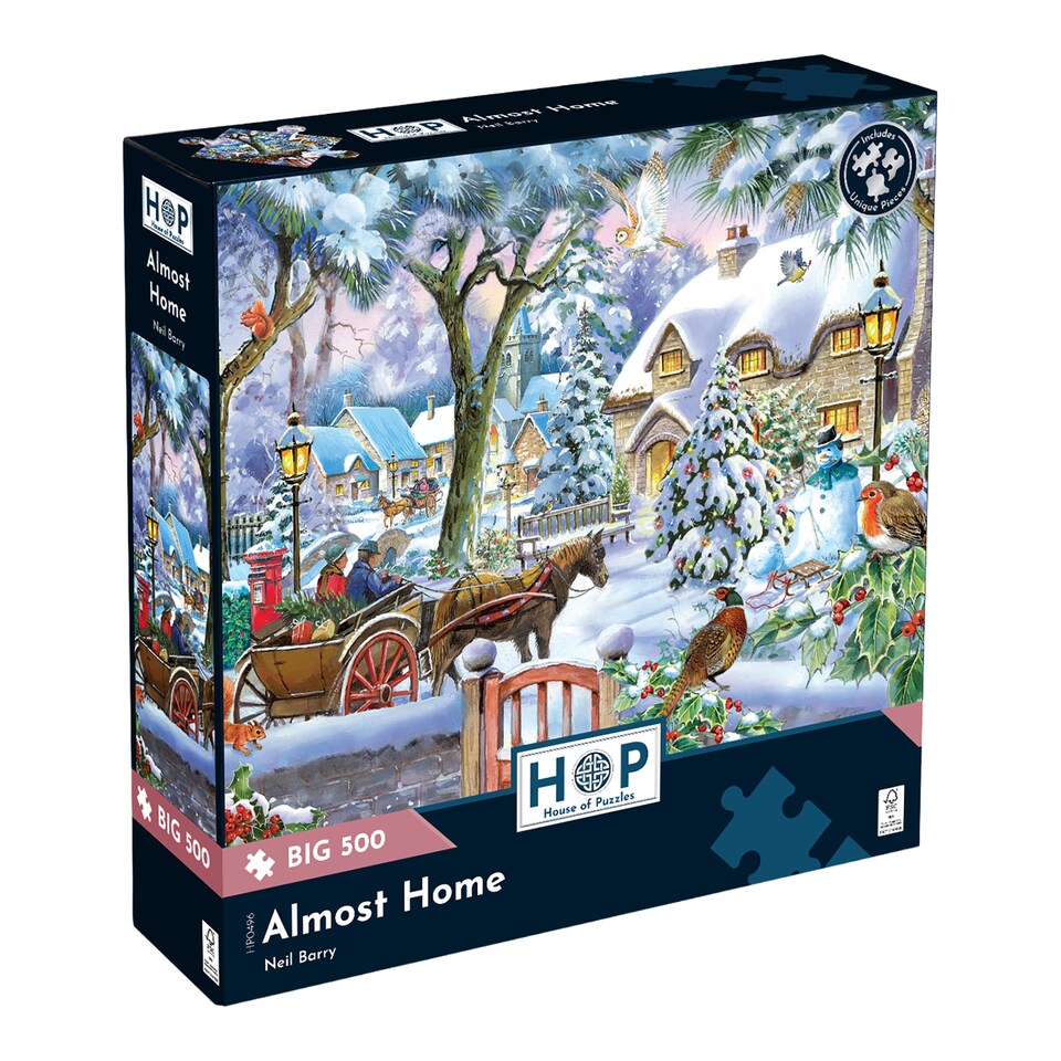 image 1 of The House of Puzzles, Almost Home - BIG 500 Piece Jigsaw Puzzle