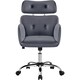 image 1 of Yaheetech Ergonomic Home Office Chair with Headrest Dark Gray | Grey | Dark Grey