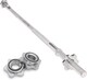 image 3 of Body Revolution Straight Barbell Bar 1" Standard 1.4m Spinlock Collar