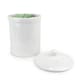 image 3 of White Ceramic Compost Caddy - Portland Kitchen Ceramic Compost Bin for Food Waste Recycling