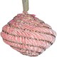 image 1 of 15cm Nut Shape Bauble - Baby Pink
