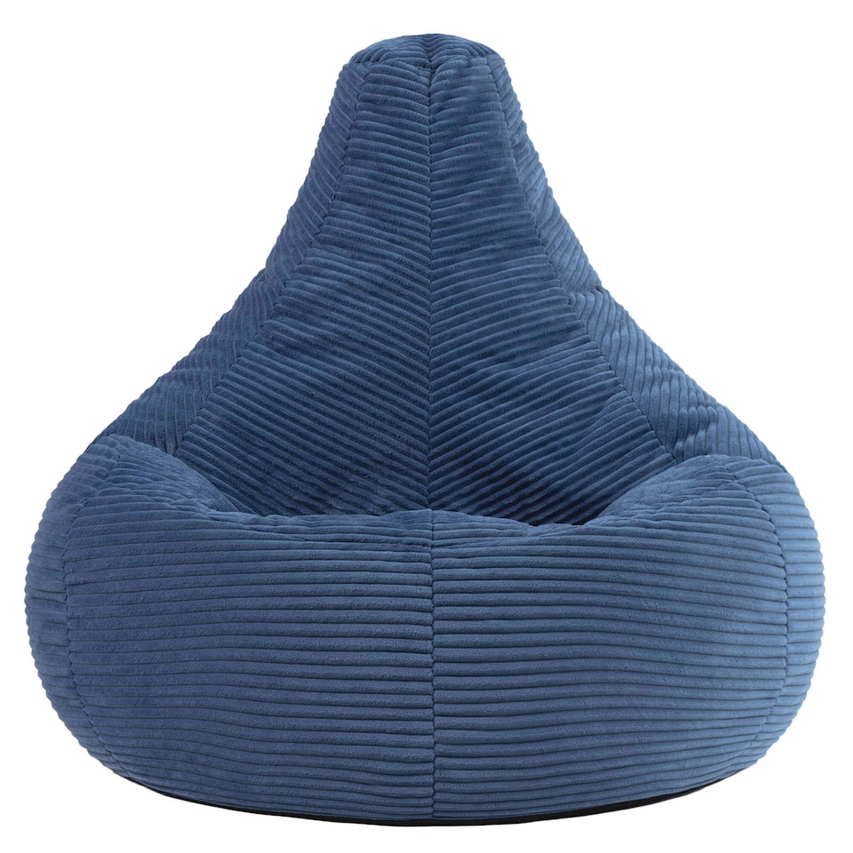 image 1 of icon Dalton Corduroy Recliner Bean Bag, Denim Blue