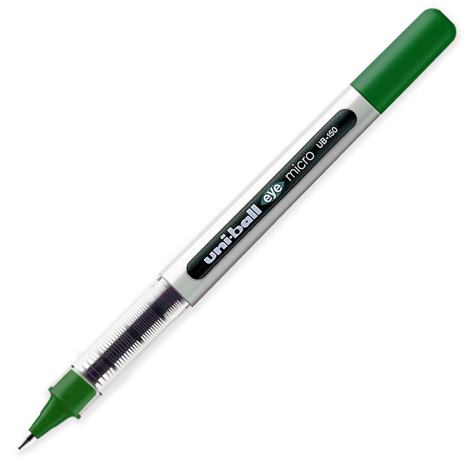 image 1 of Uni-Ball Eye UB-150 Liquid Ink Rollerball Pens 0.5mm Nib Pack of 12
