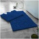 image 1 of VELVETIO Loop Bath Set Anti Slip Water Absorbent Soft Bathroom Rugs Blue | Royal Blue