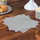 image 3 of Hootyballoo Monochrome Striped Paper Napkins - Pack of 16