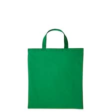 Nutshell Cotton Short Handle Shopper - Bottle Green - One Size Green