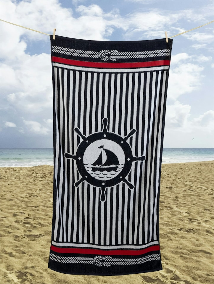 image 1 of Nautical Multi Beach Towel