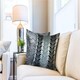 image 2 of Trellis Cushion Cover 43cm x 43cm Charcoal | Grey | Grey