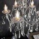 image 5 of Tabitha 5 Light Bathroom Ceiling Pendant Light Chrome, Clear Crystal (K9) Glass Detail IP44, G9
