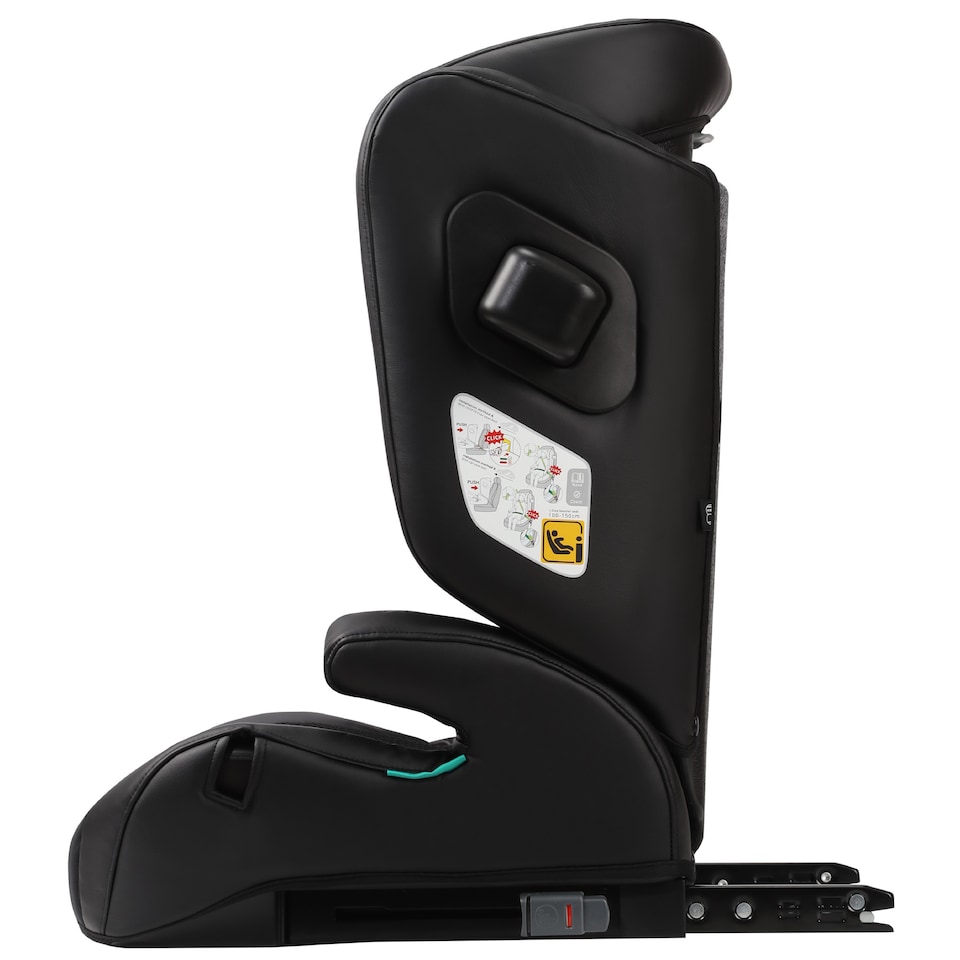 image 1 of Cozy N Safe Portland i-Size High Back Booster Car Seat 100-150cm, ISOFix & Seat Belt, Side Impact Protection, Adjustable Headrest, Cup Holder, Kids Car Seat 4-12 Years (Jet)