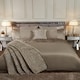 image 1 of Elysium Bedspread Mink Brown | Brown