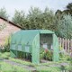 image 2 of Outsunny 3 x 2 x 2m Polytunnel Green House w UV-resistant PE Cover, Green