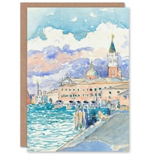 Henri Edmond Cross Art Card Venice Grand Canal Watercolour