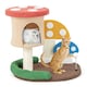 image 1 of COSTWAY Mushroom Cat Tree 4-In-1 Wooden Cat Activity Center