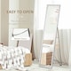 image 4 of HOMCOM Full Length Mirror Free Standing Mirror Dressing Mirror for Dorm Home