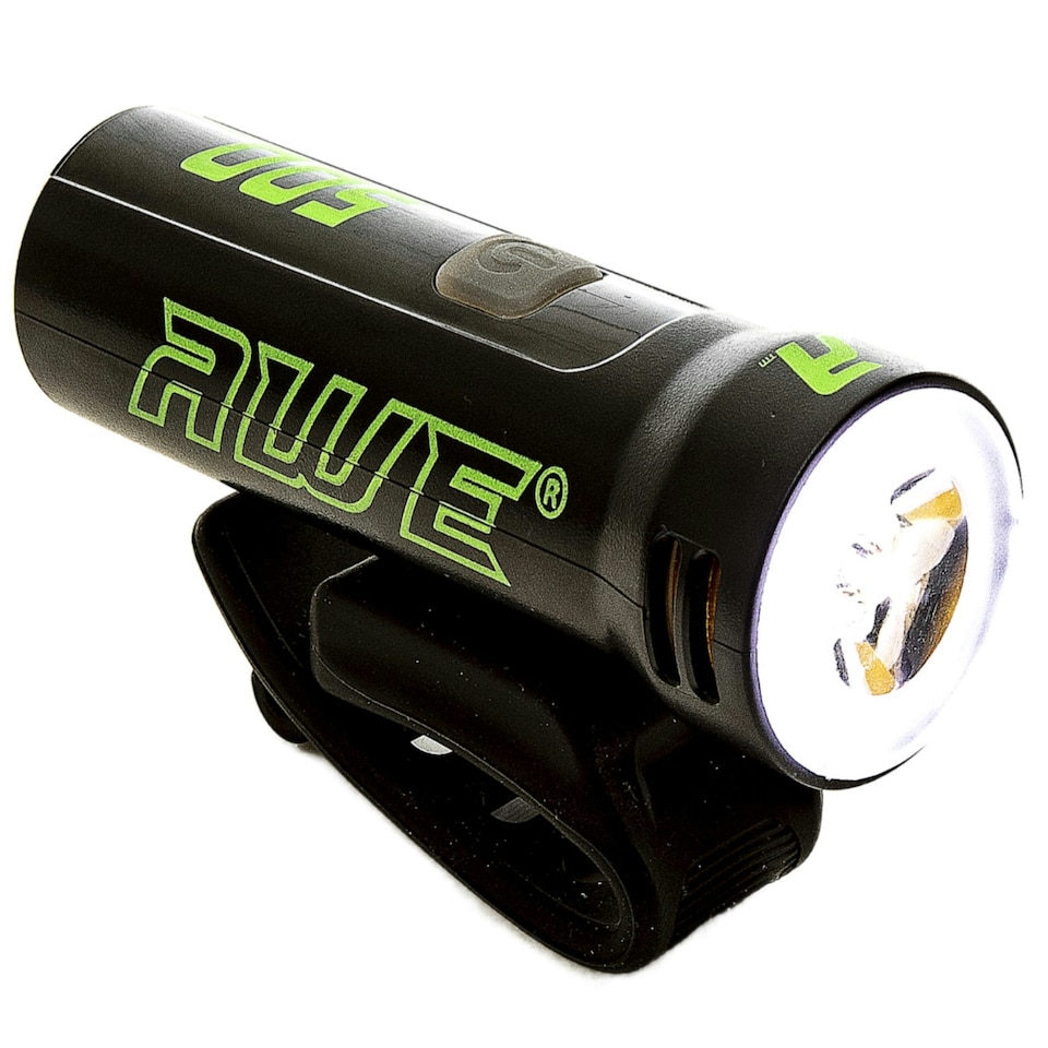 image 1 of AWE Blast USB 500 Lumens Rechargeable LED Front Bike Light Black 7 hrs Run Time*