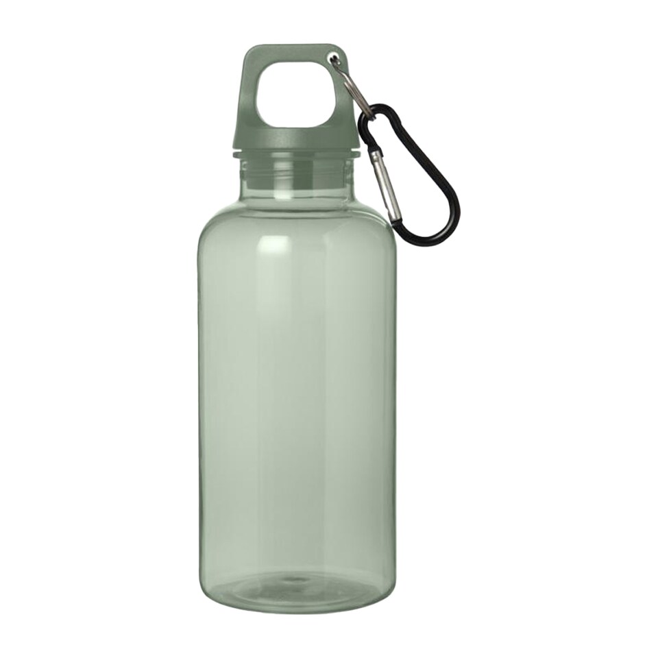 image 1 of Oregon Plastic 400ml Carabiner Water Bottle | Green | Heather Green | 1