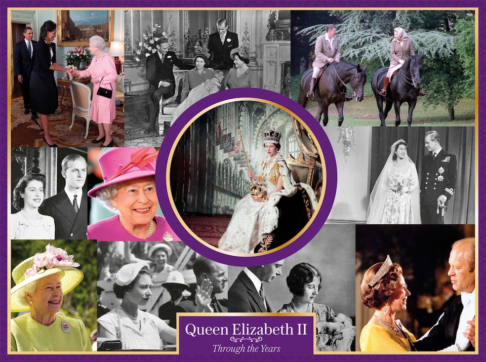 image 1 of Queen Elizabeth II Through the Years 1000 Piece Jigsaw Puzzle
