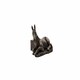 image 2 of Horse Laying Plant Pot Feet - Set of 3 | Grey