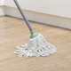 image 3 of JVL String Mop with 2 Replacement Heads, Grey