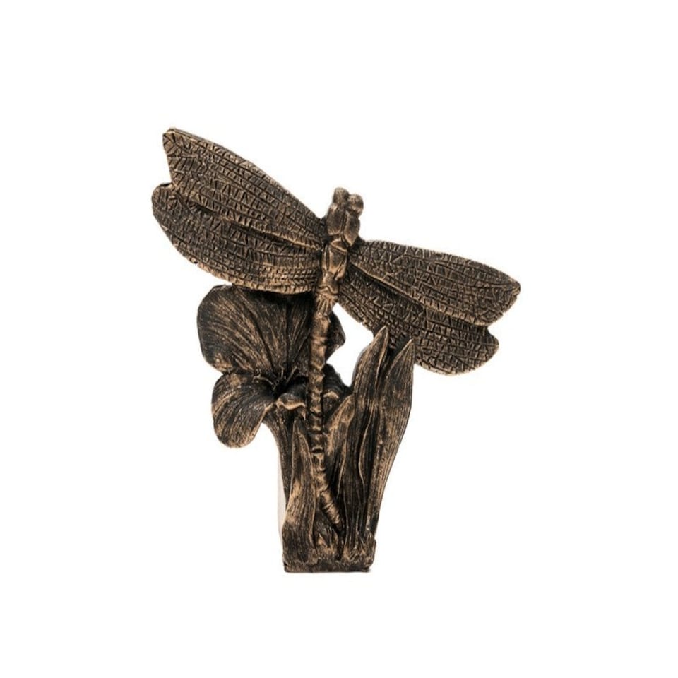 image 1 of Dragonfly Plant Pot Feet - Set of 3 - L3 x W7.5 x H6.5 cm Grey