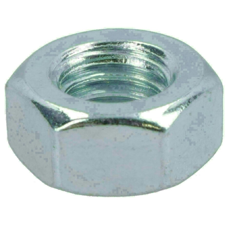 image 1 of M6 x 1.0mm Hex Full Nut Fastener Hexagonal Metric Nuts Grade 8 Zinc Plated 100pk