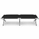 image 4 of Heavy Duty Outdoor Folding Camping Bed Portable with Carry Bag | Black