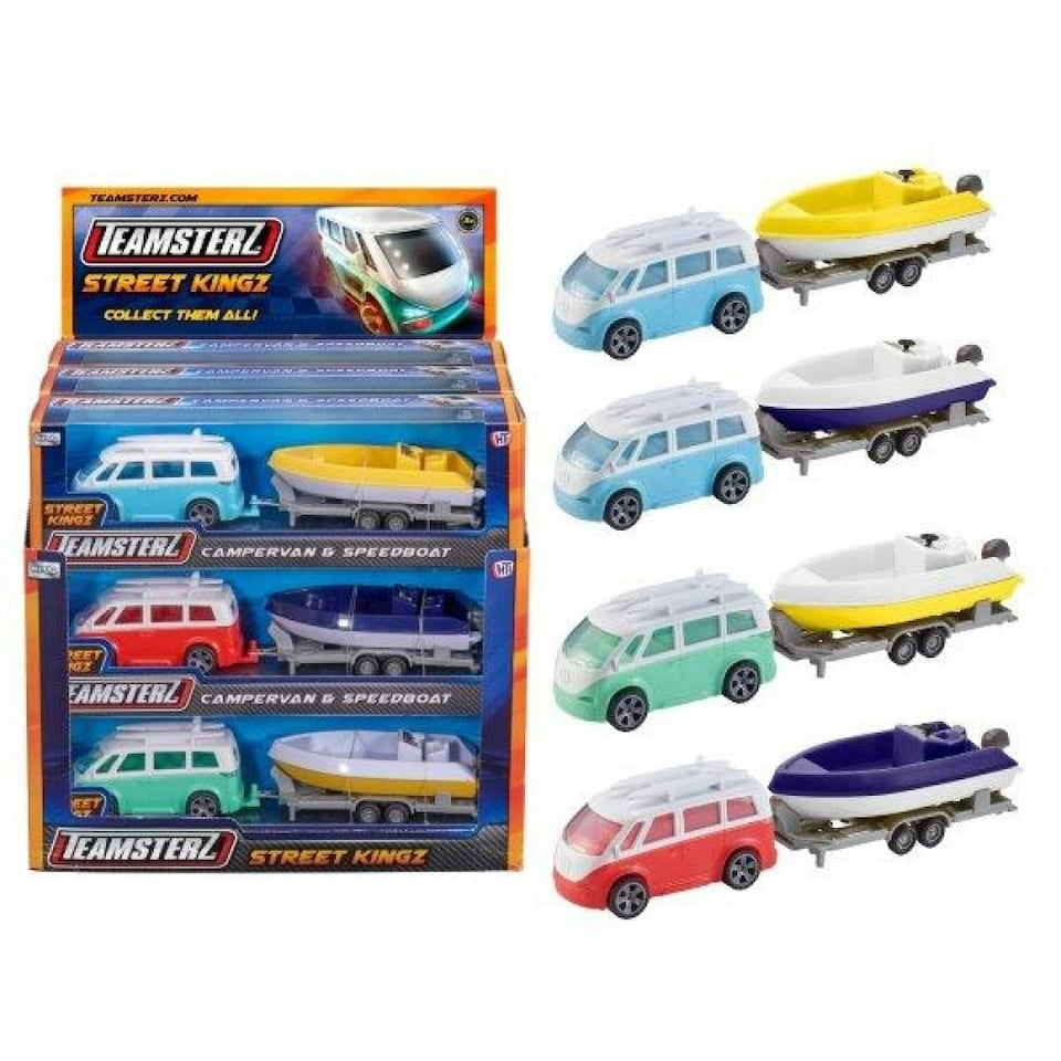 image 1 of Single Campervan & Speedboat Set