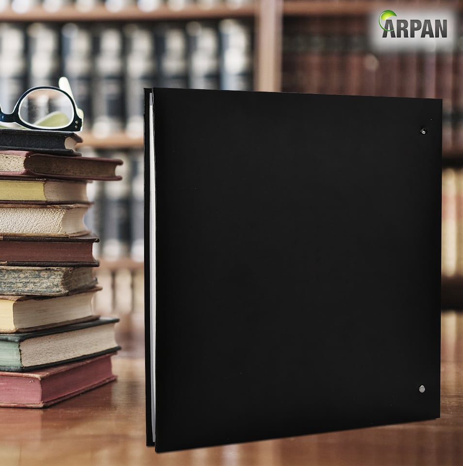 image 1 of ARPAN Large Slip In Photo Album Holds 500 Photos 6x4" (10x15cm) – Gold Stamp Padded Cover Photo Album – Black Memory Book for Family, Wedding & Travel Pictures