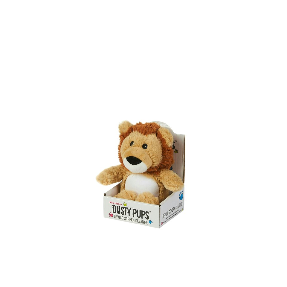 image 1 of Warmies Dusty Pups Lion Screen Cleaner