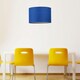 image 4 of First Choice Lighting Set of 2 Navy Blue 25cm Ceiling Light Shades Blue