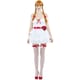 image 2 of Annabelle Womens/Ladies Mini Costume Set - White/Red - 6 UK 6