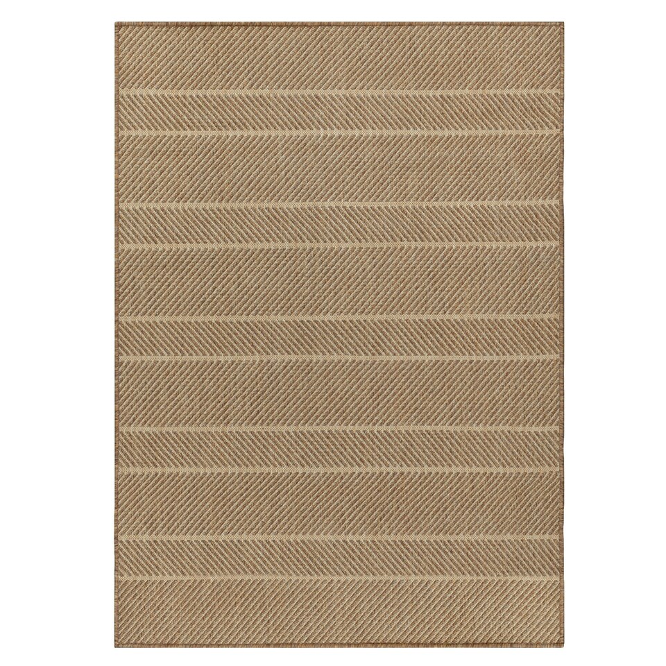 image 1 of Yard Pentle Jute Effect Natural Indoor/Outdoor Rug | Brown | 140 cm x 200 cm