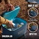image 4 of Ninja Outdoor FrostVault Go 23L 36-Can Backpack Soft Cooler FF136EUUKNV Navy