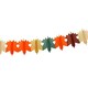 image 3 of Autumnal Leaves Tissue Paper Hanging Garland Decoration 3m
