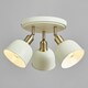 image 3 of BHS Dale Galley 3 Light Adjustable Spotlight Plate, Satin Ivory