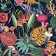 image 1 of Holden Décor Wonderland Tropical Wallpaper - Navy Blue - 10m x 53cm | Blue