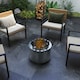 image 9 of Outsunny 48.5cm Smokeless Wood Burning Firepit Stainless Steel Fire Pit, Silver