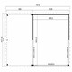 image 2 of Optional Extra - Domeo 5 extension for Log Cabin, Wooden Garden Room, Timber Summerhouse, Home Office - H239.4 cm Brown