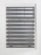 image 4 of Day and Night Zebra Roller Blind 235cm Wide x 210cm Long | Grey | Dark Grey