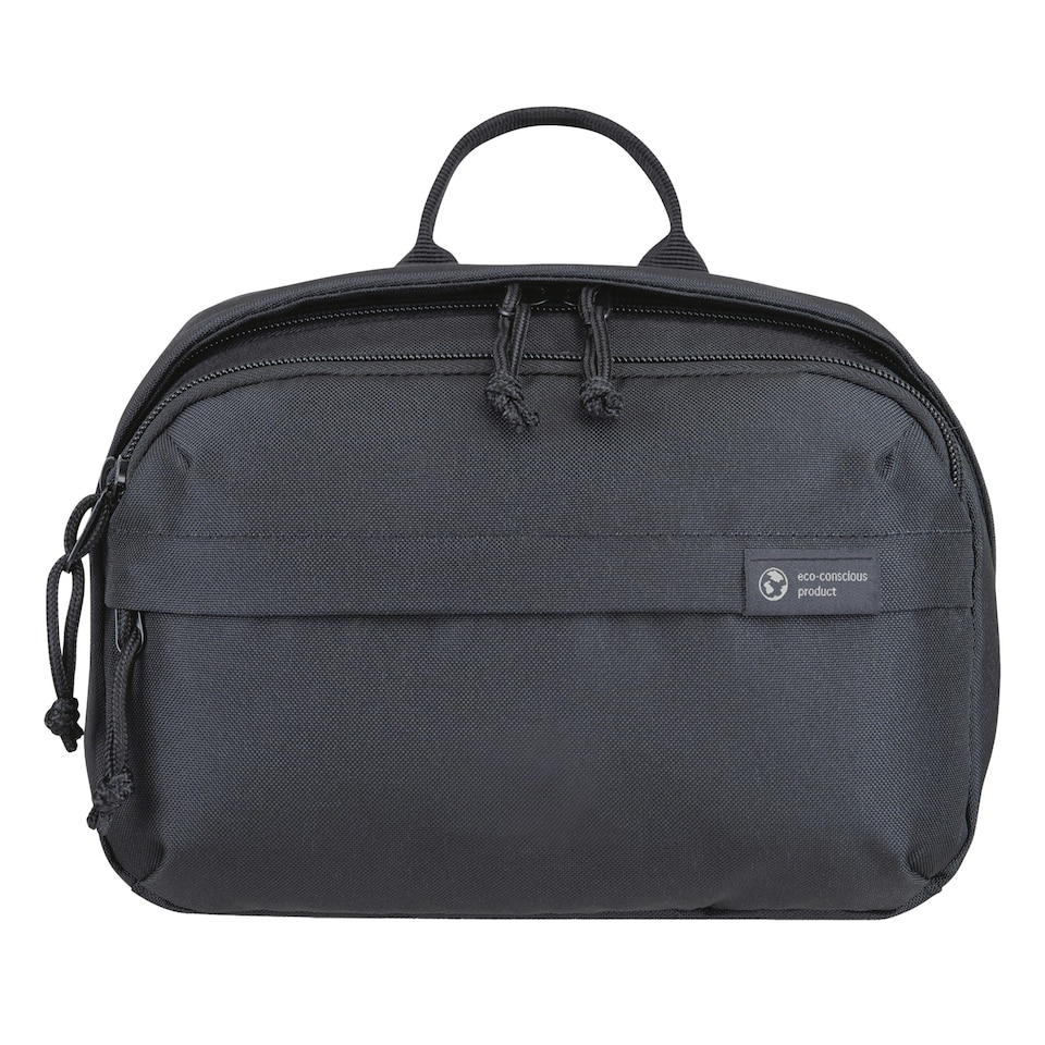 image 1 of XD Collection Renew Aware Toiletry Bag - Black - 17.9cm x 24.1cm x 10.1cm | Black