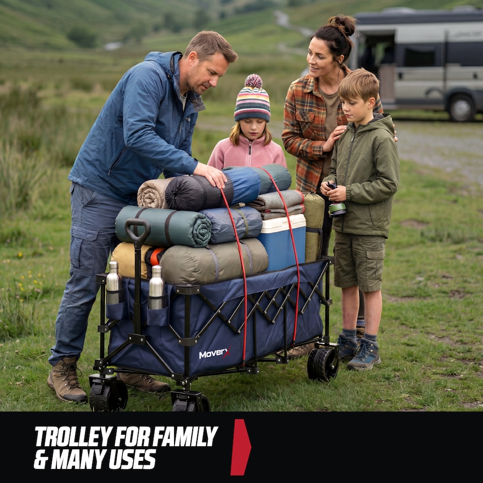 image 1 of MoverX 300L/180kg Premium Camping Trolley / Festival Wagon