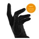 image 5 of Witch Costume Set Cape, Gloves, Mini Hat & Broom | Black | One Size