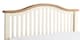image 5 of 5ft King Size Real oak and Cream,Chunky, Curved, Solid,strong,wood bed frame.High foot end wooden bedstead | Cream | Real Oak & Cream | King