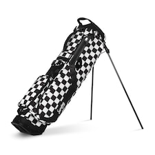 El Camino Golf Bag - - Black & White Checker