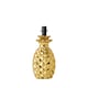 image 1 of ValueLights Contemporary Pineapple Design Gold Effect Table Lamp Base