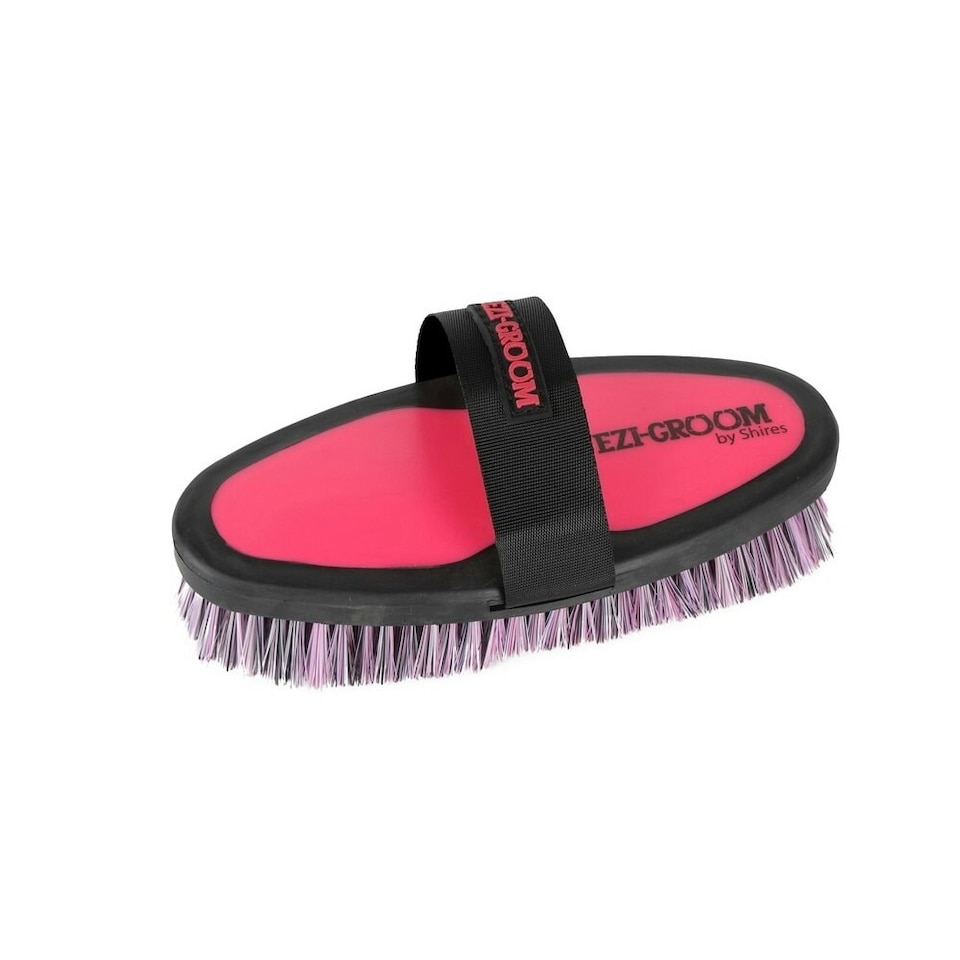 Ezi-Groom Horse Body Brush - Bright Pink - 170mm x 25mm