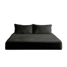 Teddy Fitted Sheet 30cm Extra Deep Soft Cuddly Soft Touch Bedding | Black | Super King